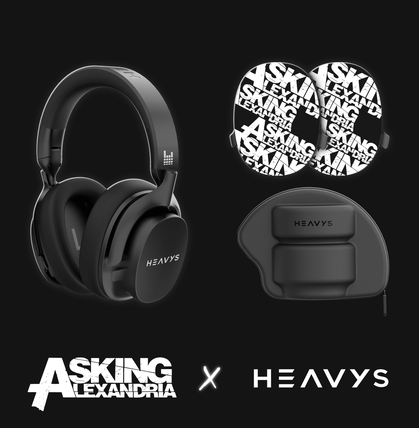 Asking Alexandria公認H1Hヘッドホン用シェル限定エディション