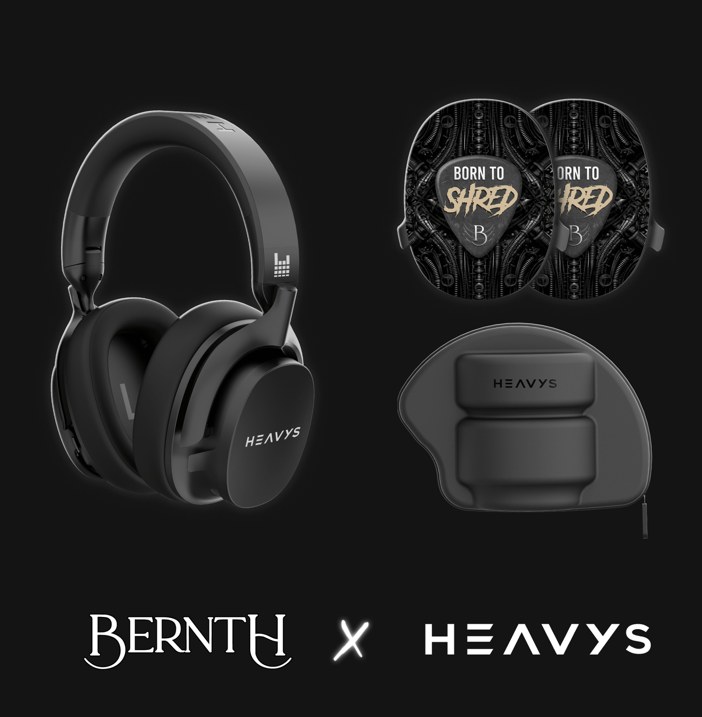 HEAVYS H1H ヘッドホン + シェル