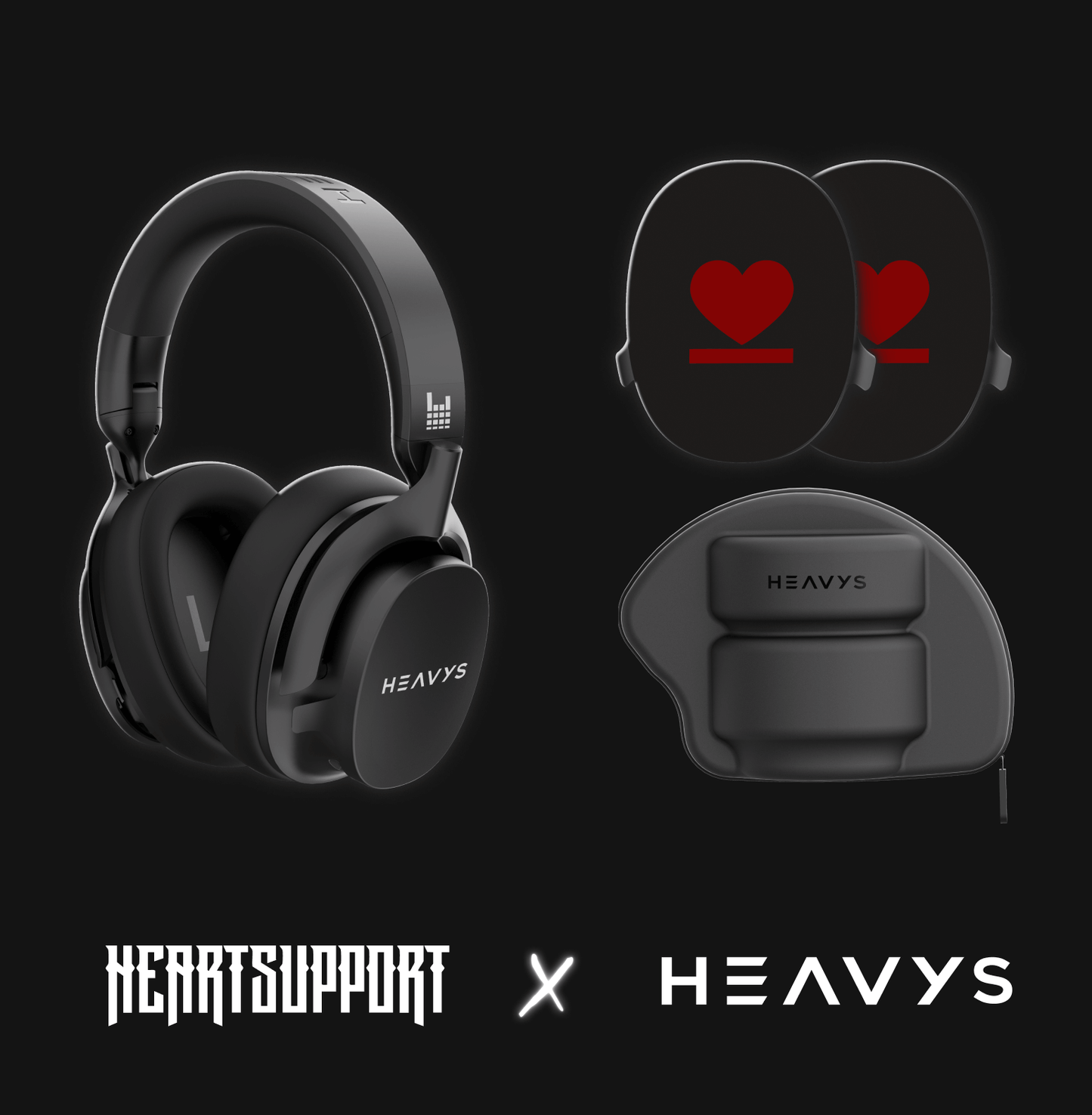 HeartSupport.com - Shells Revenue will be Donated - Shells + Heavys Headphones Bundle