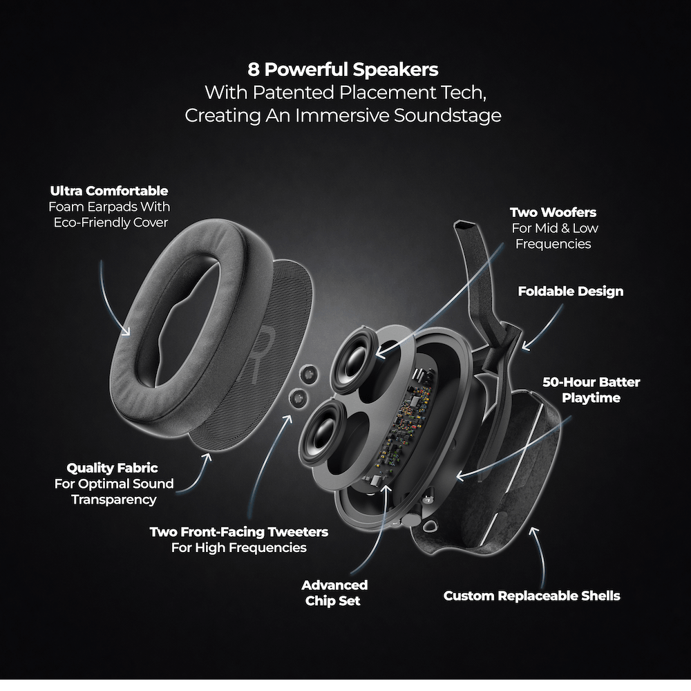 HEAVYS H1H ヘッドホン Heavys H1H Headphones - Built for Rock and Heavy Music Fans. Noise