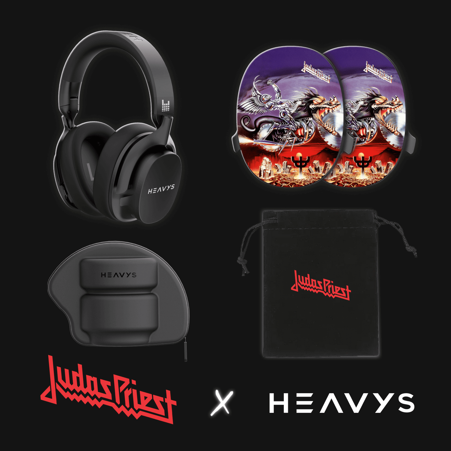 Judas Priest 'Painkiller'エディションH1Hヘッドホン用シェル