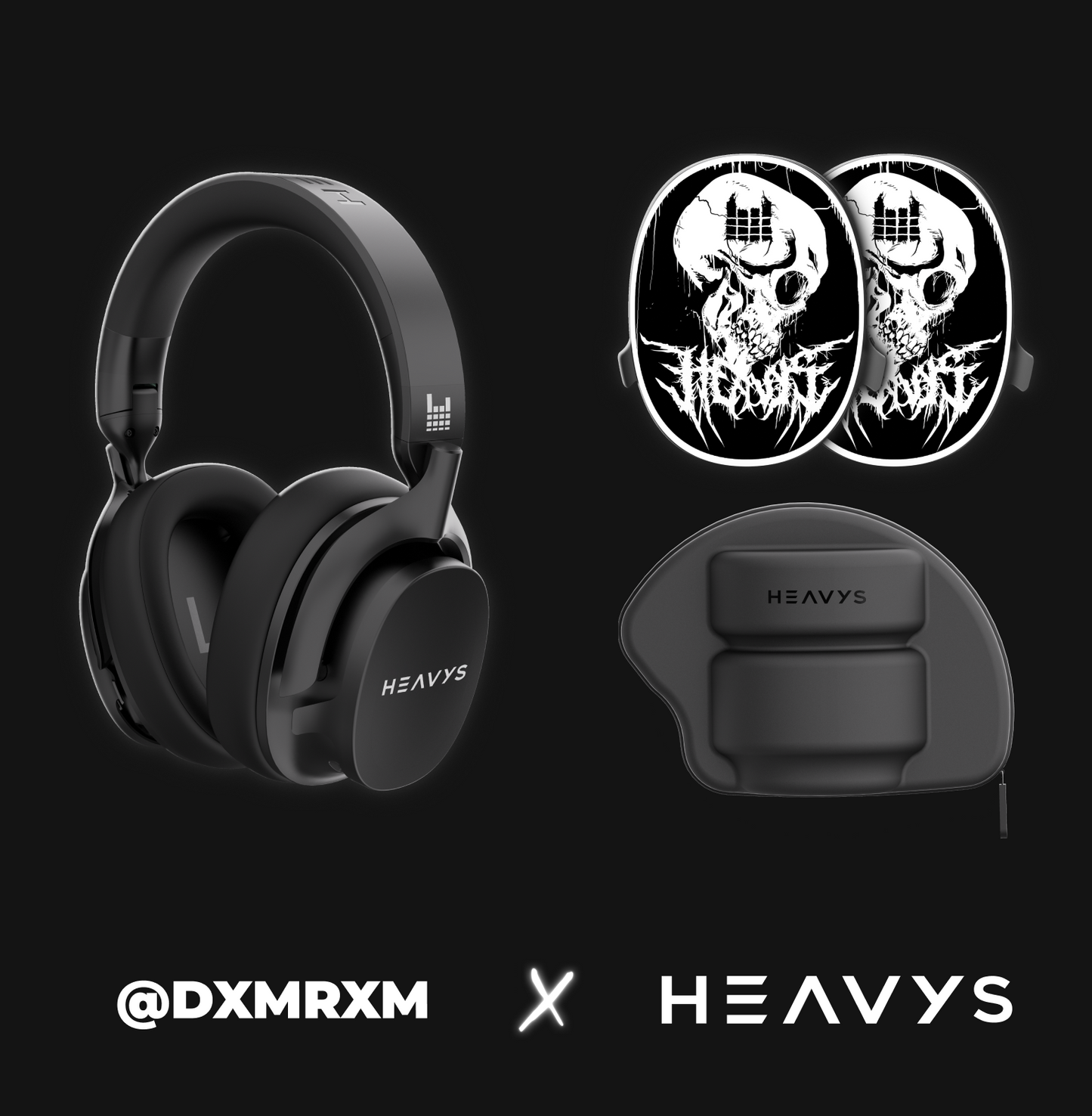 Heavys Skull Shells by @dxmrxm - Shells + Heavys Headphones Bundle