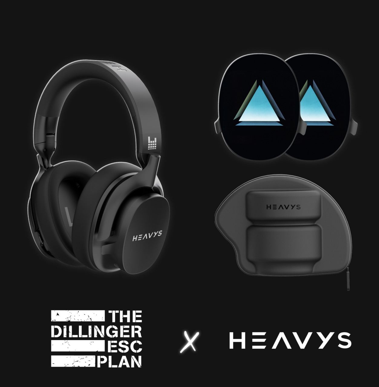 Paquete de auriculares y carcasas Heavys
