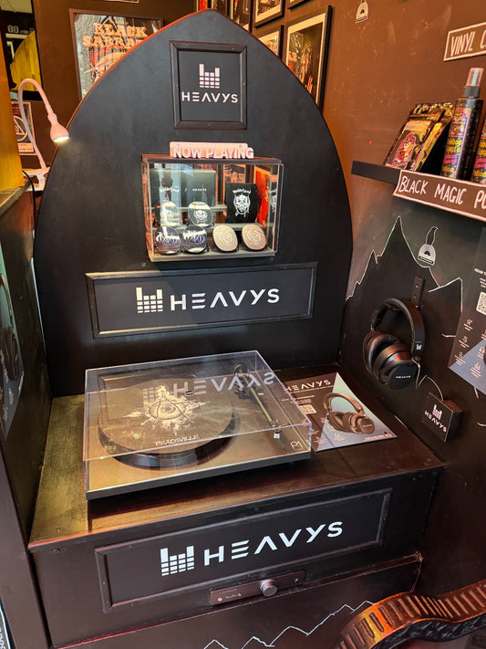 Experience HEAVYS in Person: New Listening Station at Raven Records London