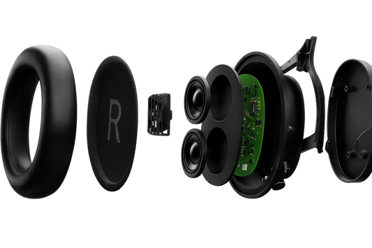 The most powerful and interesting part of HEAVYS is the patented 8-speaker design.