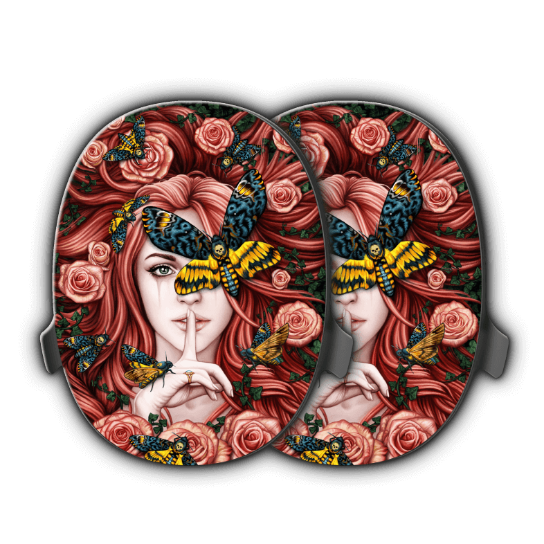 サラ・メイソン作「スネーク・ローズ・シェルズ」（カスタム・ヘビーズ・シリーズ）