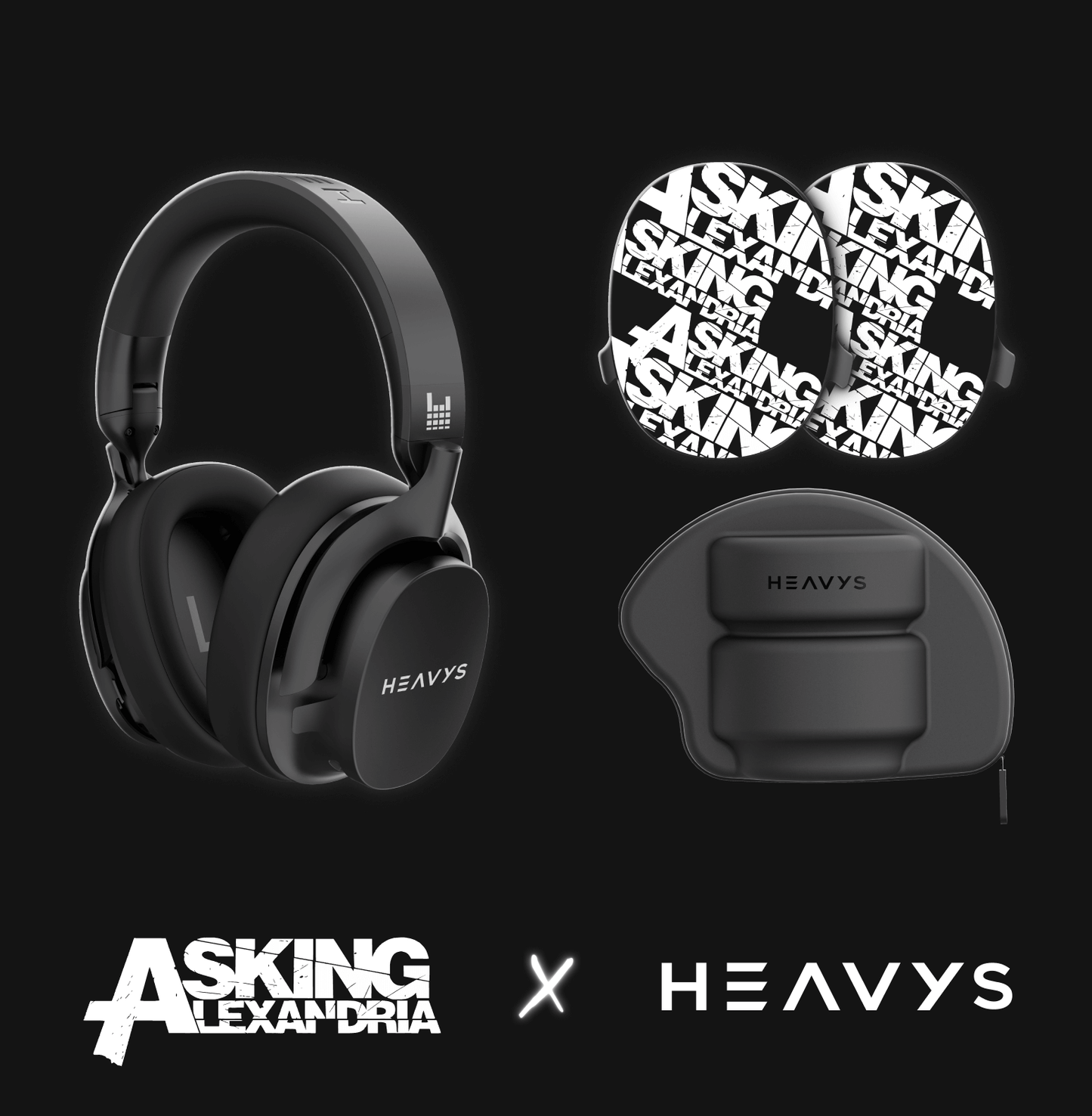 Asking Alexandria公認H1Hヘッドホン用シェル限定エディション