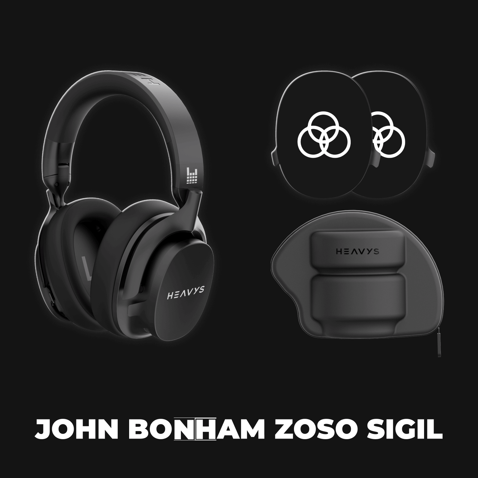 John Bonham Led Zeppelin ZOSO Sigil (Silk Print) - Heavys