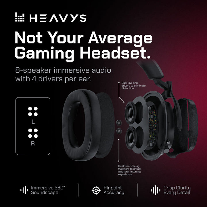 HEAVYS HeX Gaming Headphones