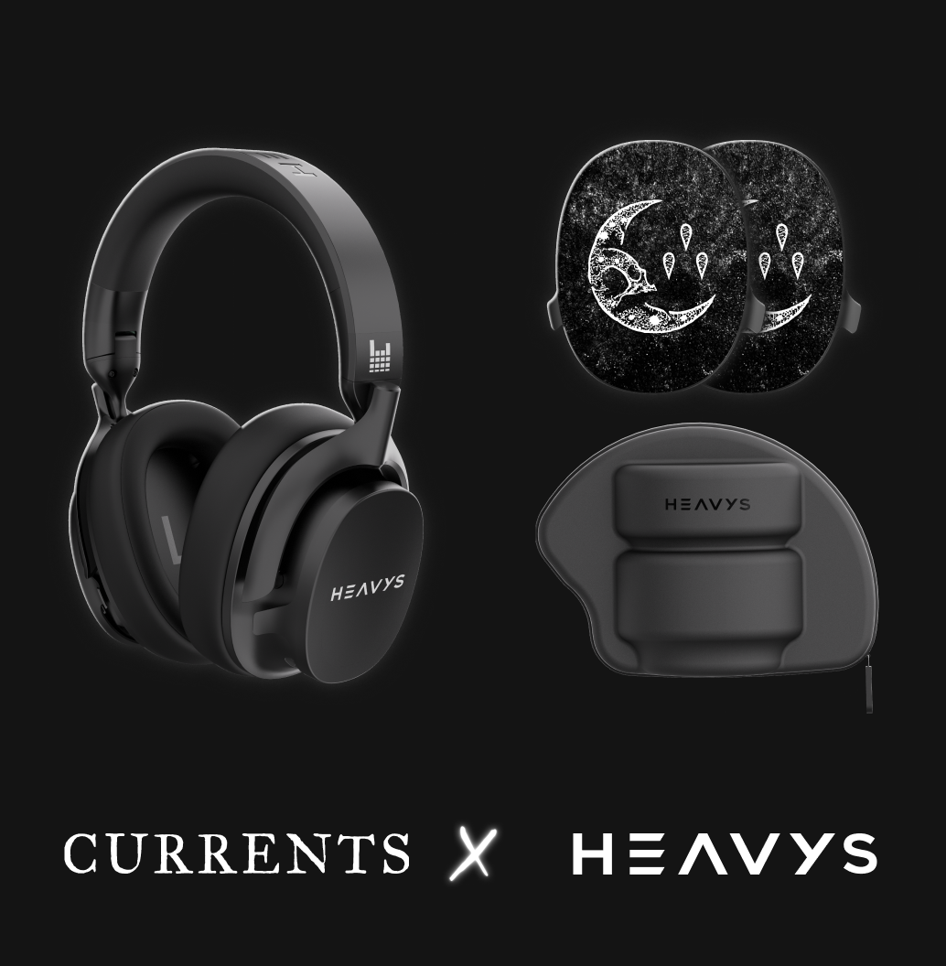 Full Shell Headset Heavys (HeX) Headphones Headset Gaming Bundle with Mic