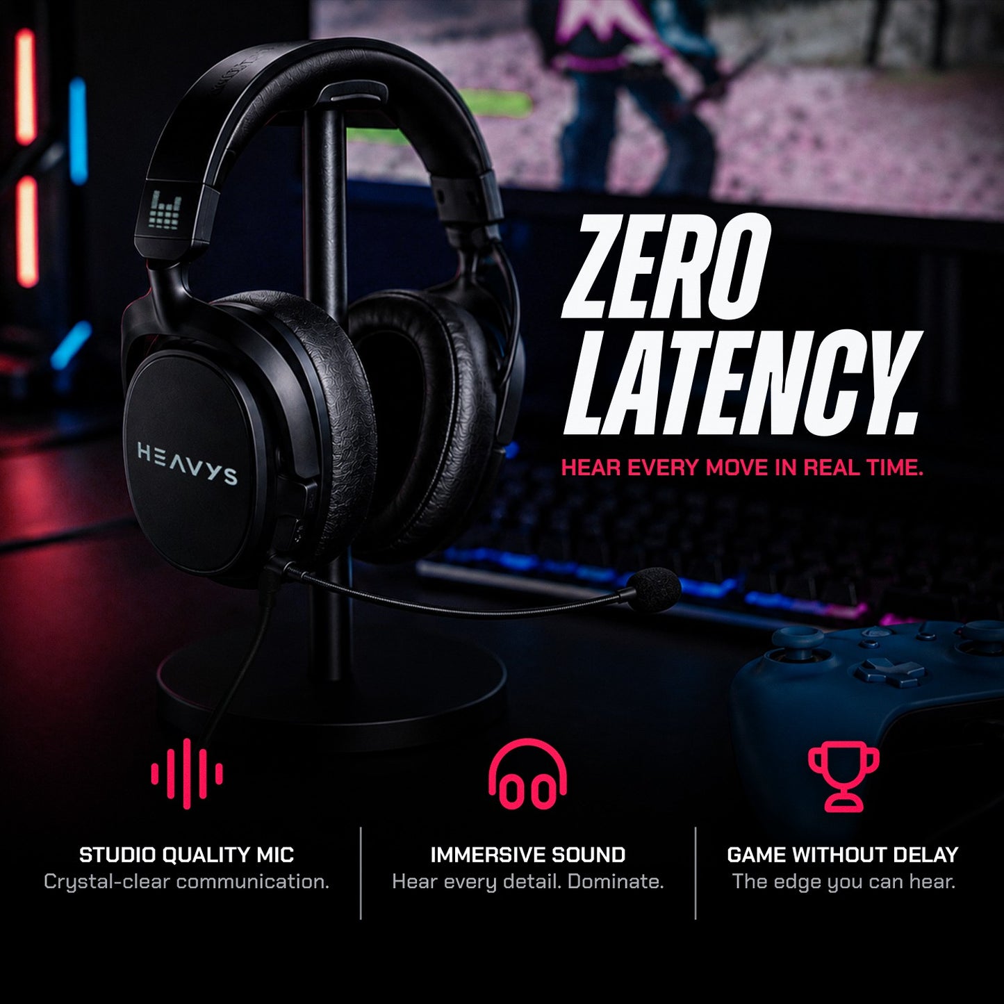 HEAVYS HeX Gaming Headset Bundle