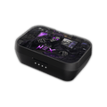 Purple Hex Shell For Earbuds Case