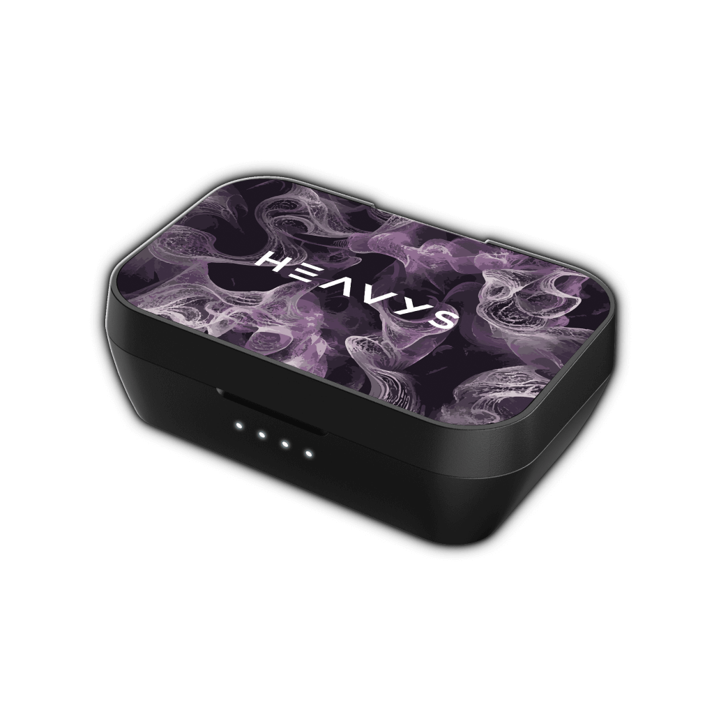 Purple Smoke Shell For Earbuds Case