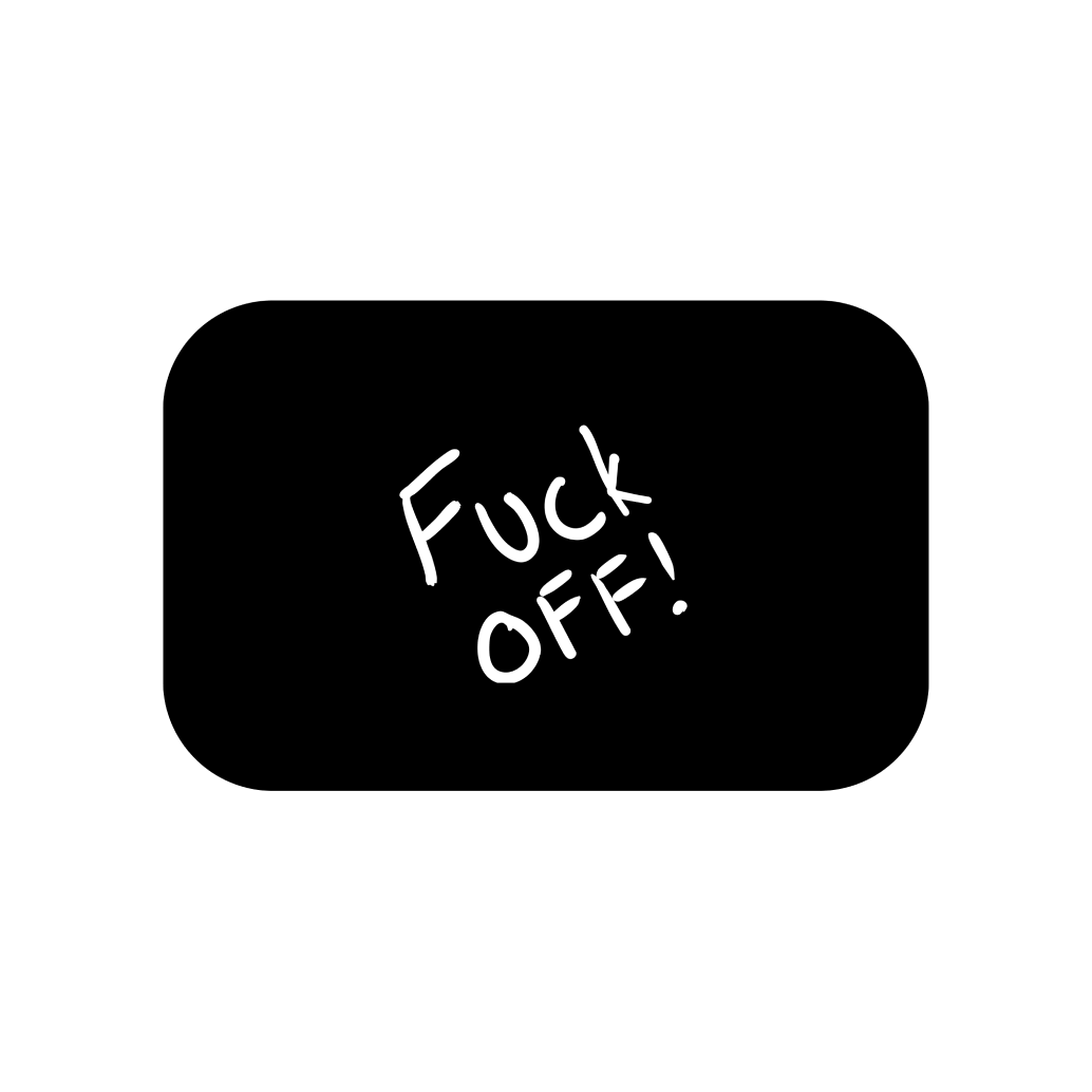 'F*ck Off' Shell For Earbuds Case