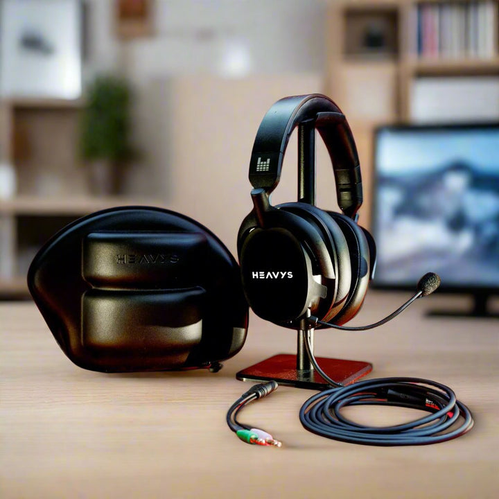 Premium Gaming Cable with Boom Mic for Heavys H1H Headphones - Heavys