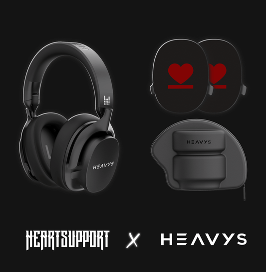 HeartSupport.com - Shells Revenue will be Donated - Shells + Heavys Headphones Bundle