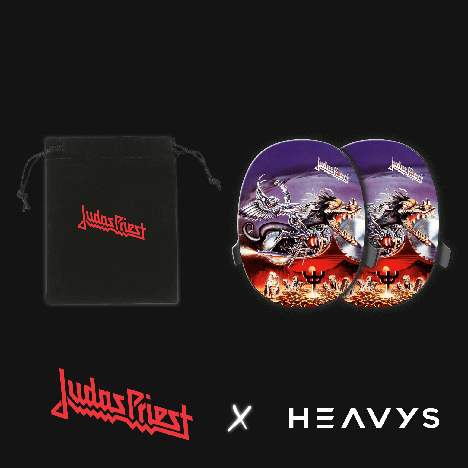 Judas Priest (Painkiller) Shells for Heavys Headphones