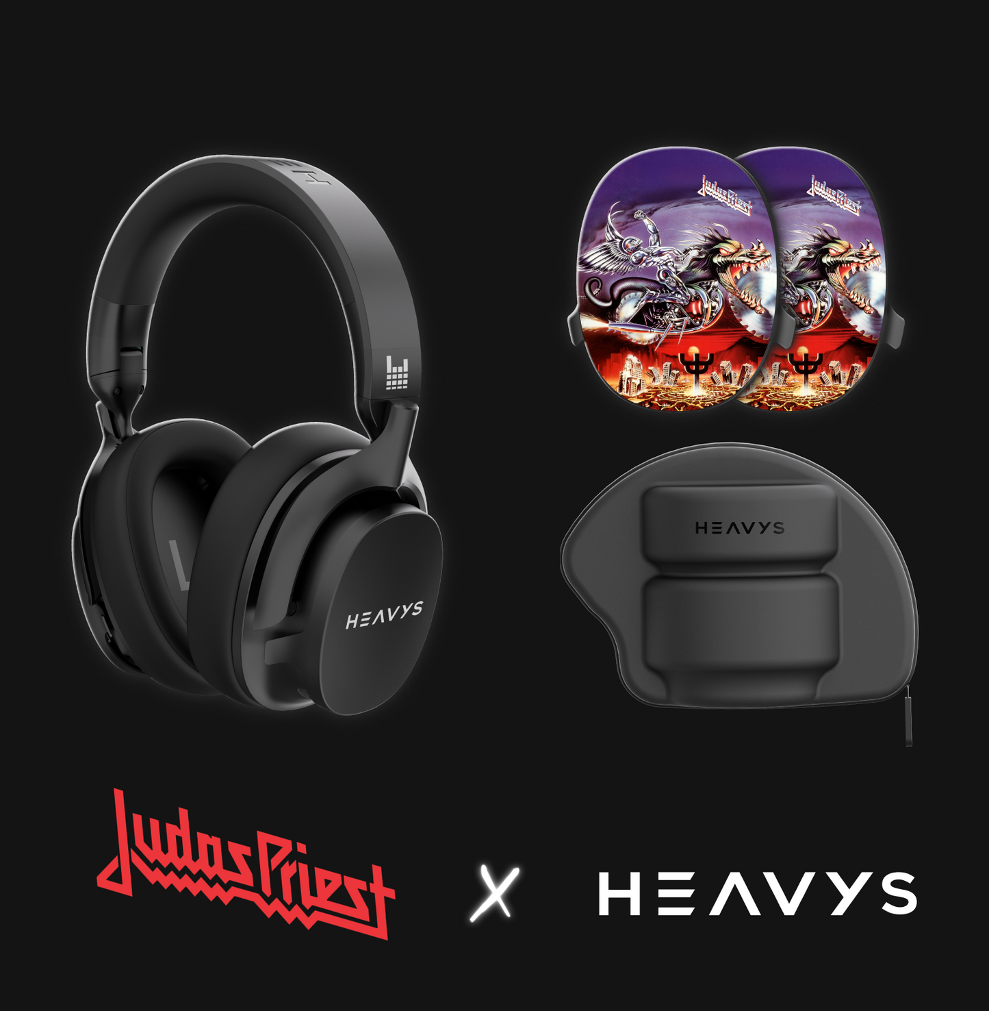 Judas Priest 'Painkiller'エディションH1Hヘッドホン用シェル