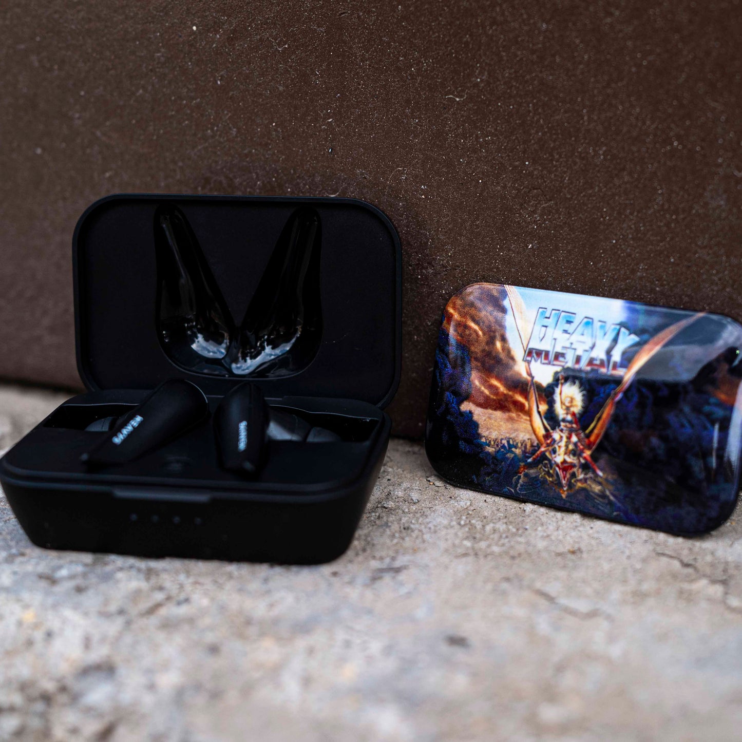 Heavys Metal Magazine Shell For Earbuds Case - Taarna Edition