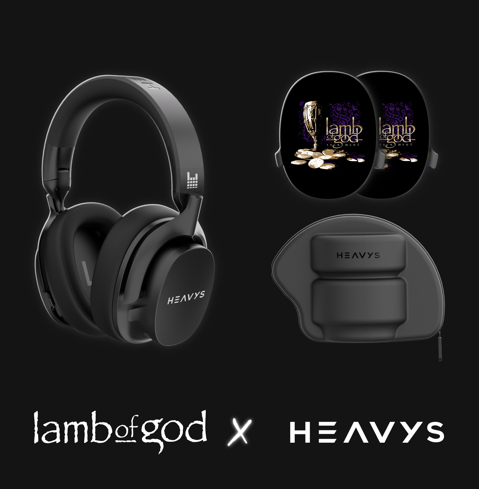 HEAVYS H1H ヘッドホン + シェル – Heavys HEAVYS H1H ヘッドホン + シェル – Heavys