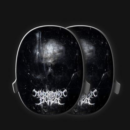 monochromatic black Heavys Headphones shells