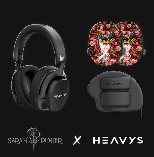 Lady Moth by @SarahRichterArt - Shells + Heavys Headphones Bundle