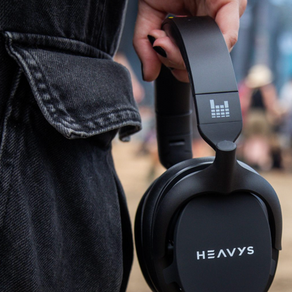 Heavys H1H Headphones + Premium Silver-Coated Cable + Bonus Travel Case