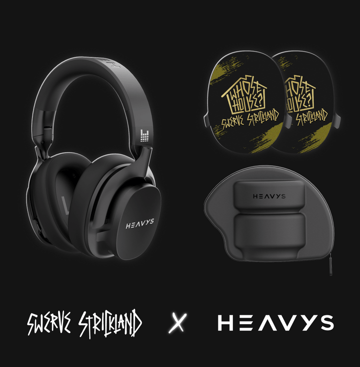 All Elite Wrestling Swerve Strickland - Shells + Heavys Headphones Bundle