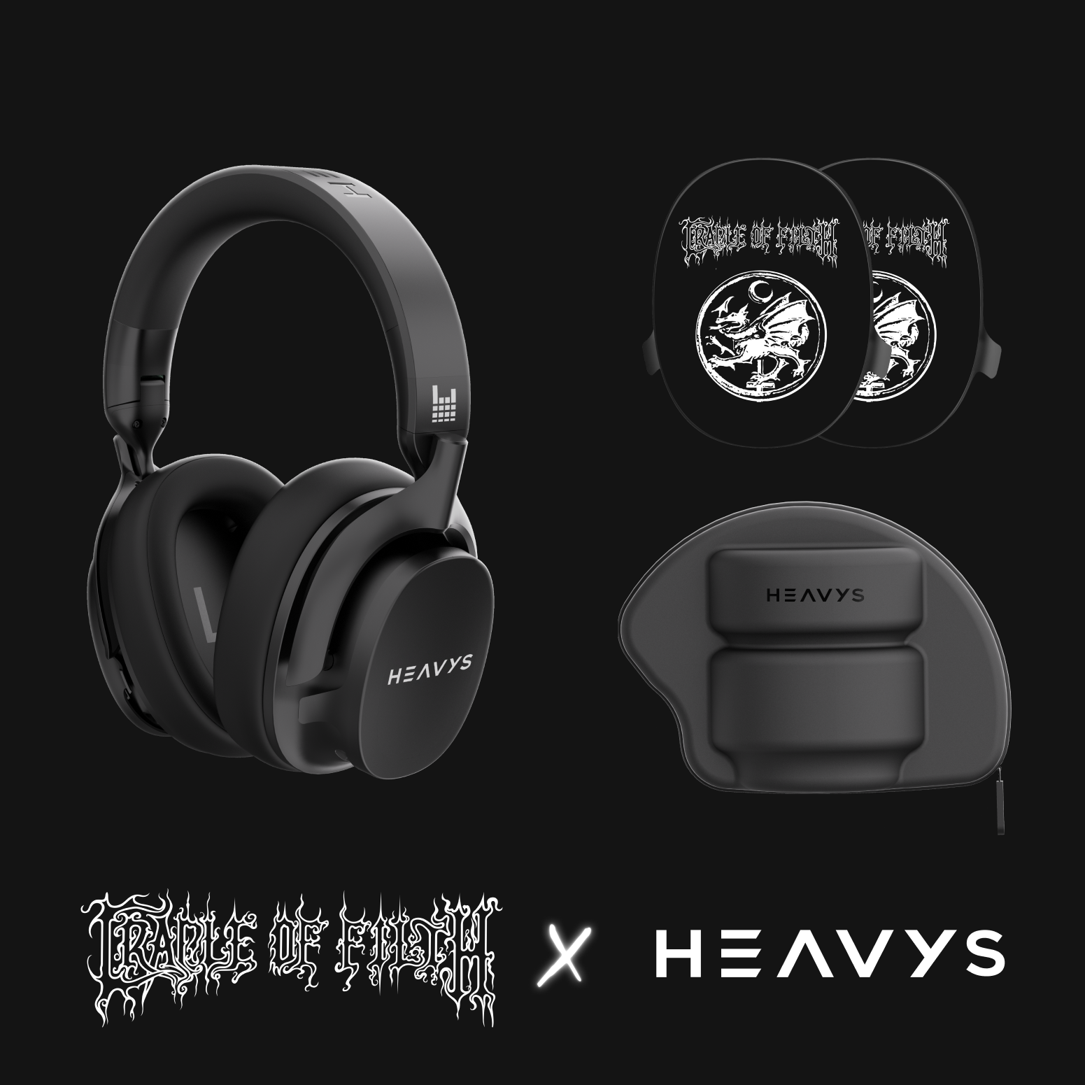 Cradle of Filth 'Order of the Dragon' Shells - Heavys