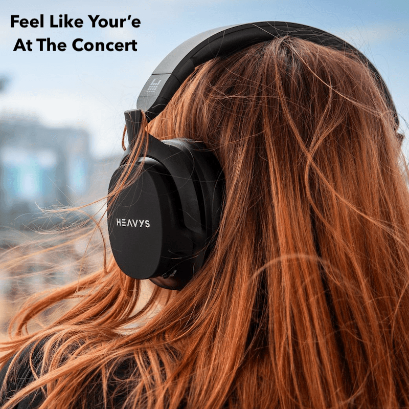 Heavys H1H Headphones - 8 Speakers, Active Noise Cancellation, 50 Heavys H1H Headphones - 8 Speakers, Active Noise Cancellation, 50