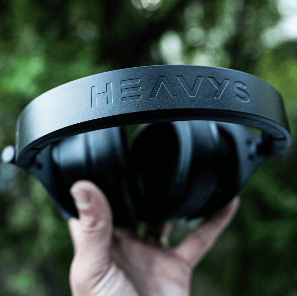 HEAVYS headphones headband detail