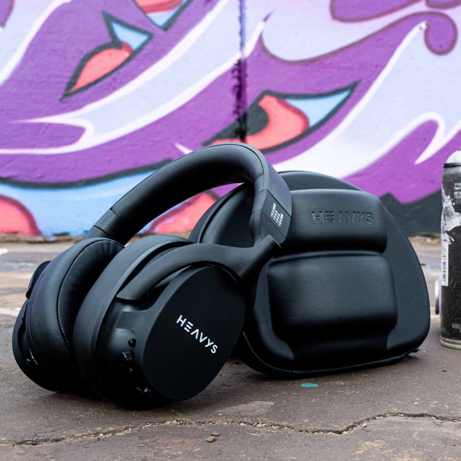 Heavys H1H Headphones - Built for Heavy Music Fans + Travel Case