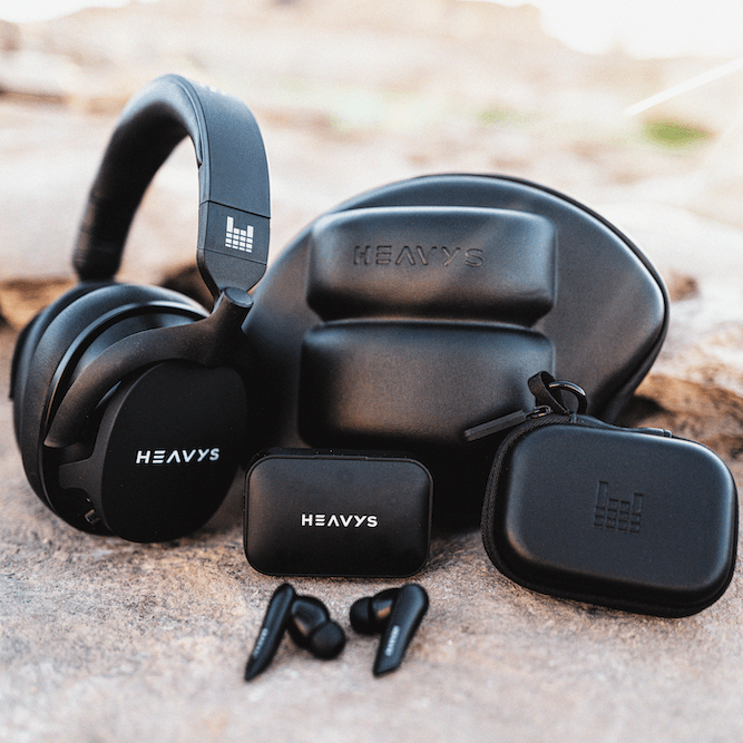 Heavys H1H Headphones + H1E Earbuds Bundle Built for Heavy Music Heavys H1H Headphones + H1E Earbuds Bundle Built for Heavy Music