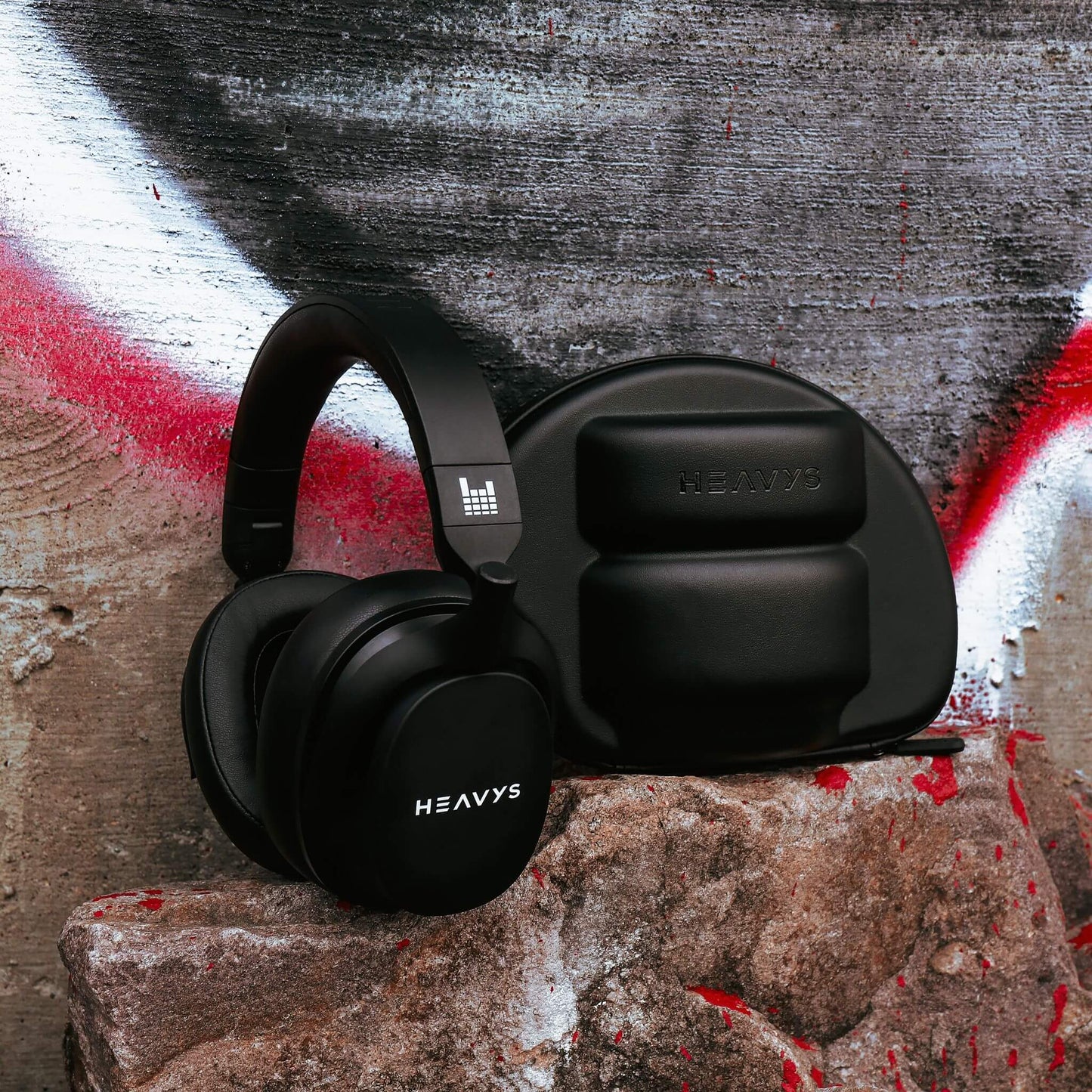 Heavys H1H Headphones + Premium Silver-Coated Cable + Bonus Travel Case