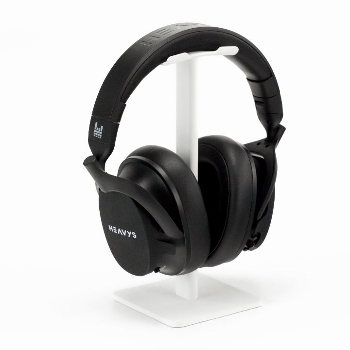 ☆レア HEAVYS H1H ヘッドホン 重低音 ノイキャン Bluetooth Heavys H1H Headphones - Built for Heavy Music Fans + Travel Case